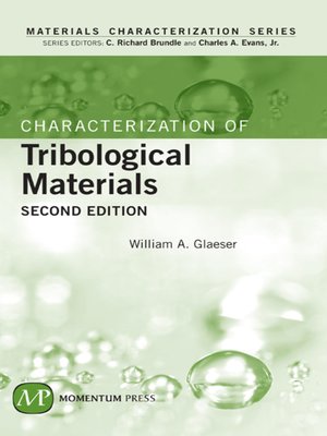 cover image of Characterization of Tribological Materials